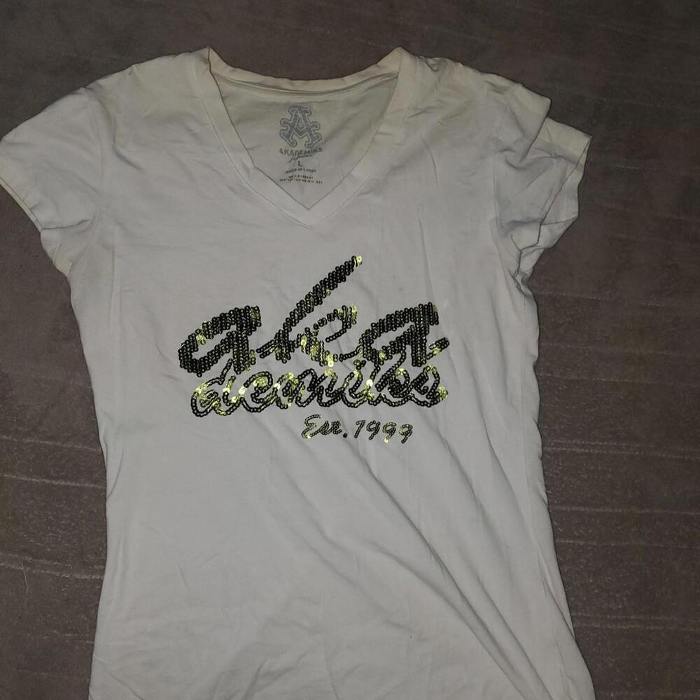 Akademiks Women's White Tshirt